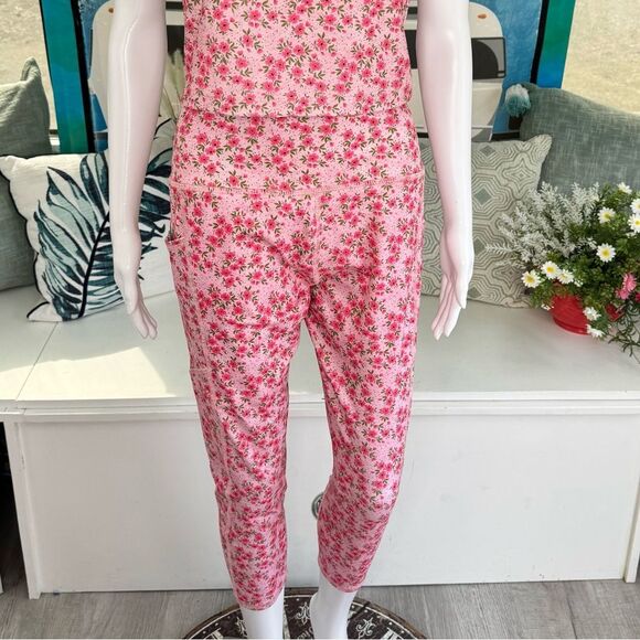 Evolution and Creation Pink Floral Leggings - Picture 1 of 6